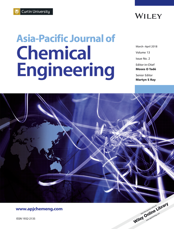 Asia-Pacific Journal of Chemical Engineering: List of ...