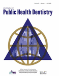 View Table of Contents for Journal of Public Health Dentistry volume 78 issue 4