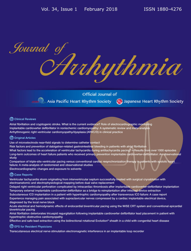 Journal of Arrythmia