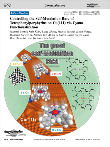 Cover Feature: Controlling the Self-Metalation Rate of Tetraphenylporphyrins on Cu (111) via Cyans Functionalization