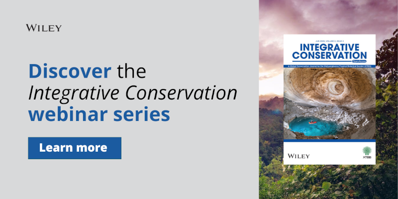 Integrative Conservation Webinar Series