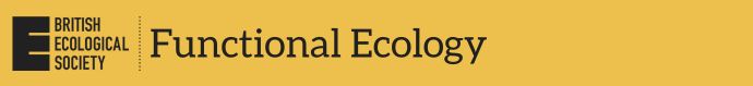 Functional Ecology banner