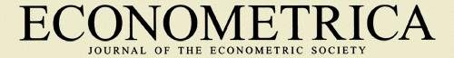 Econometrica - Wiley Online Library