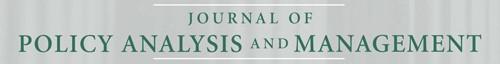 Journal of Policy Analysis and Management banner