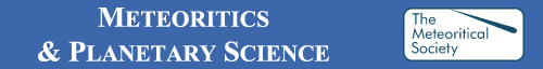 Meteoritics &amp; Planetary Science banner