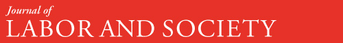 Journal of Labor and Society banner